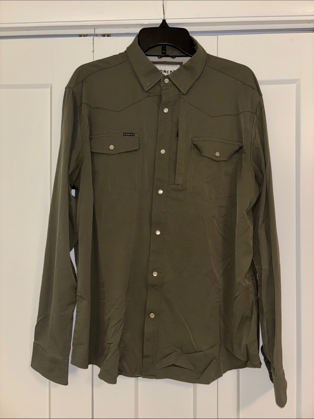 Poncho | Men’s Snap Button Up